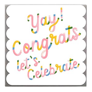 Tarjeta de felicitación YAY de Lola Design