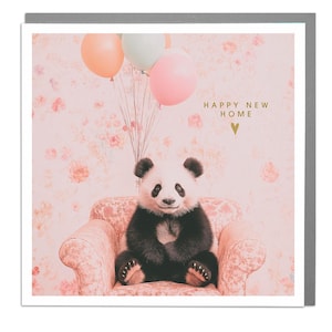 Panda New Home-kaart van Lola Design