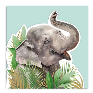 Olifant 3D-kaart - Lola Design x ZSL