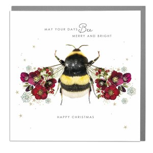 Bee Christmas Card by Lola Design