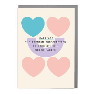 Funny Wedding congratulations Card – Humour Greeting