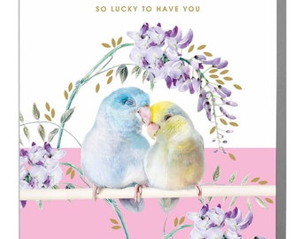 Parrotlet Lucky To Have You Card
