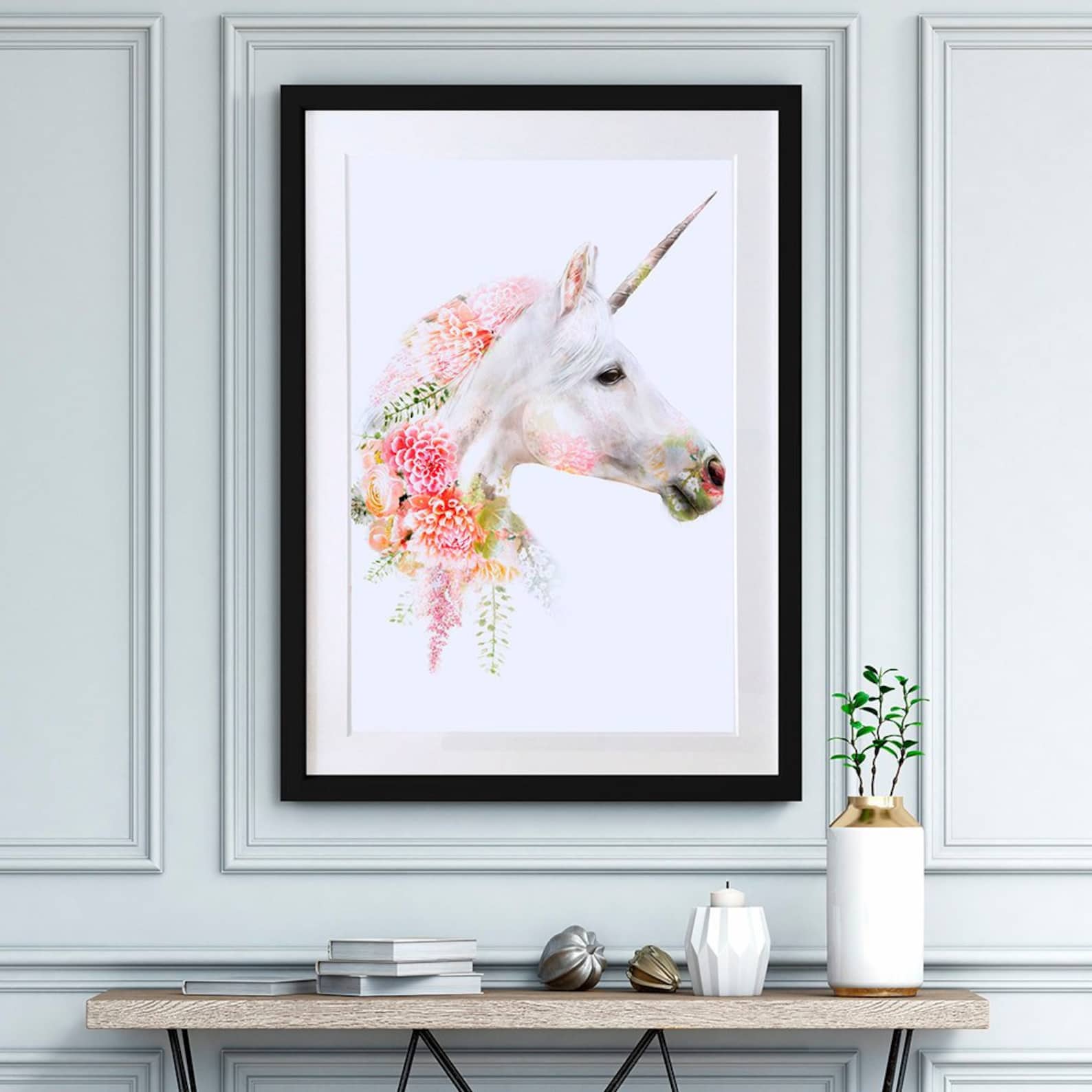 Unicorn Art Print | Etsy