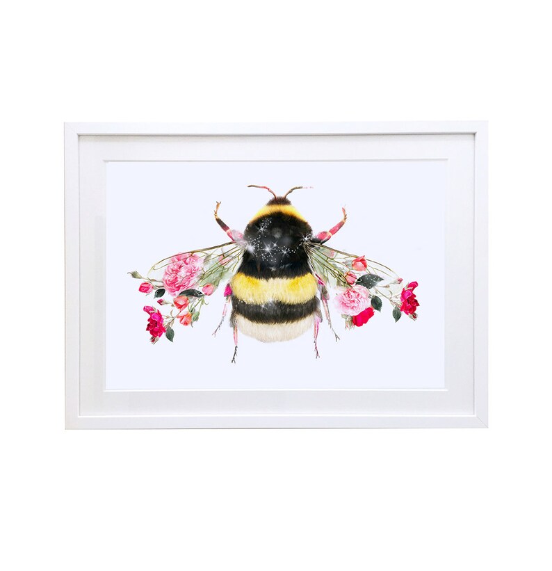 Bumblebee Art Print - Etsy
