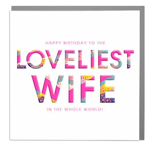 Lovliest Vrouw Gelukkige Verjaardagskaart