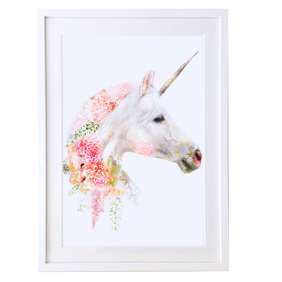 Unicorn Art Print - Etsy