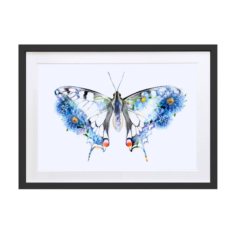 Butterfly Art Print | Etsy