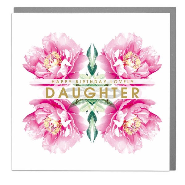 Lovely Daughter Birthday Card