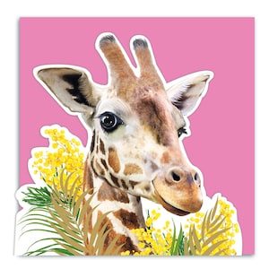 Giraffe 3D Karte - Lola Design x ZSL