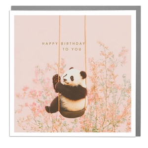 Panda - Cartão de Feliz Aniversário por Lola Design