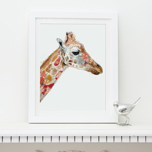 Giraffe Art Print by Lola Design