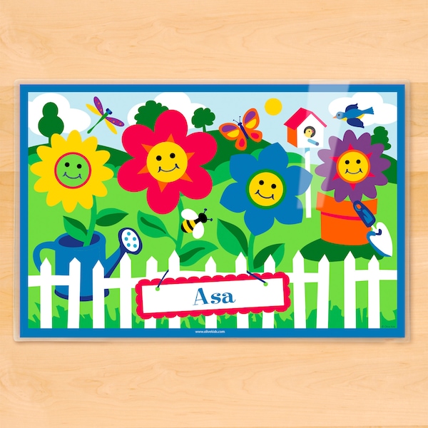 Laminated Placemat Girl Etsy