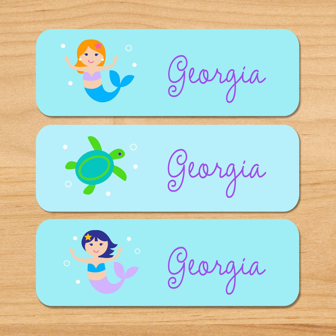 Kids Pirates Waterproof Name Labels, Personalized Pirate Daycare
