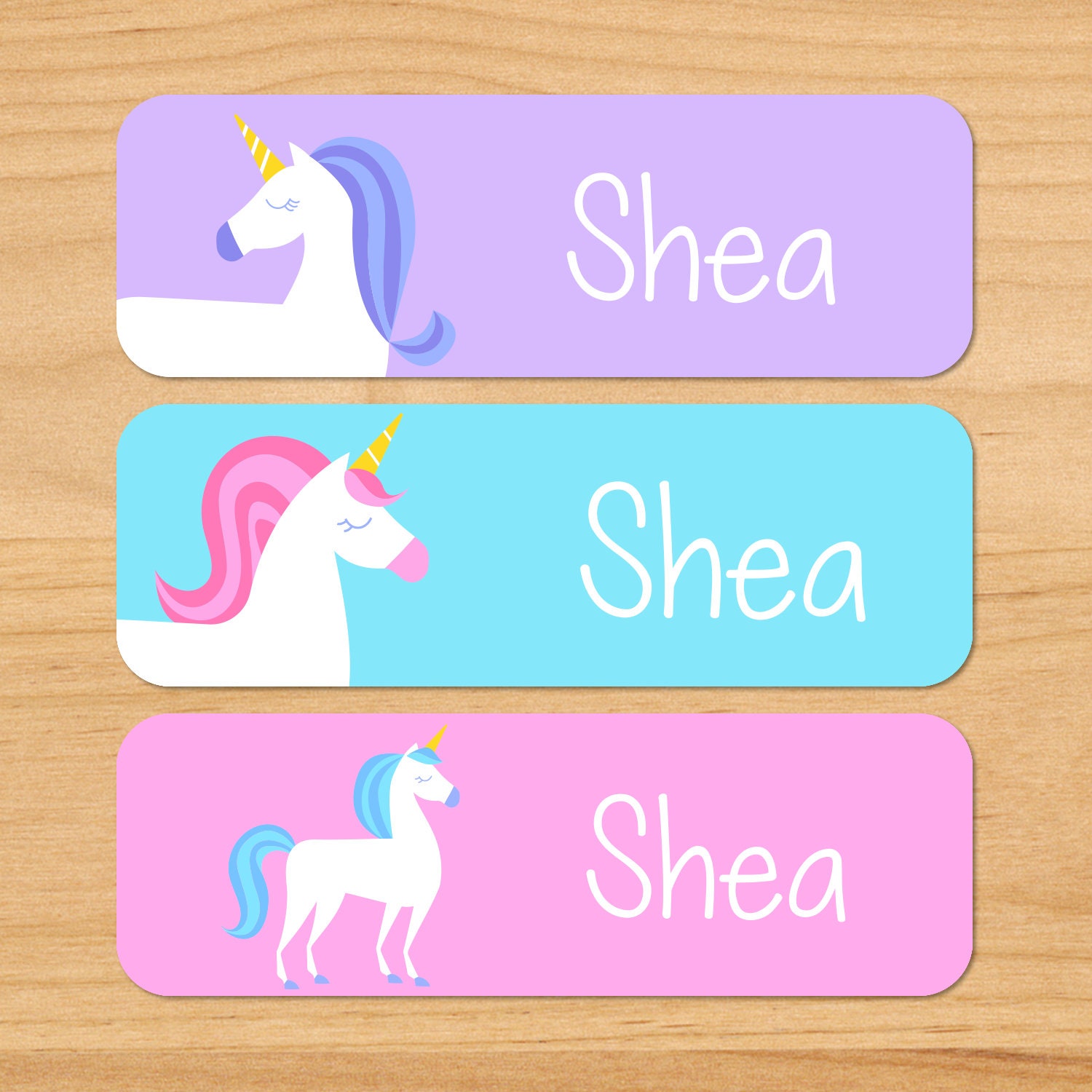 Kindergarten Labels: Unicorn Kindergarten Labels Pack