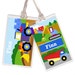 Kid's Personalized Under Construction Name Tag Set - Etsy
