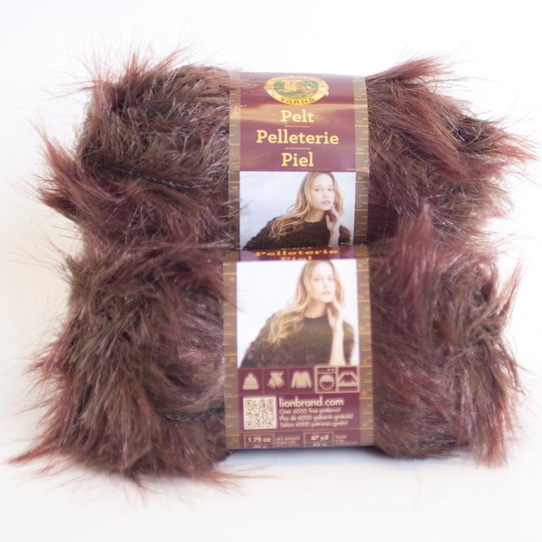 Yarn on Clearance Lion Brand Pelt in Mink 2 for 7 dollars Normally 5.50 each