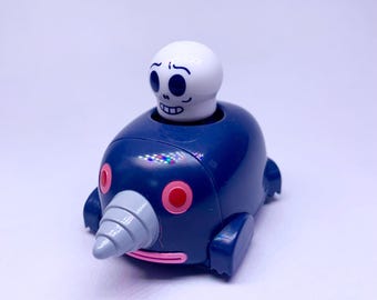 Juguete retro Kawaii HorrorMan: Gachapón japonés, figura de anime