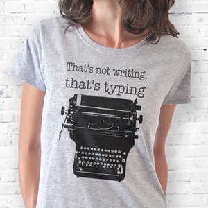 Typewriter Tshirt - Etsy Canada