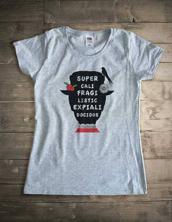 Nacarado Están deprimidos cojo Mary Poppins T-shirtsupercalifragilisticexpialidocious Mary - Etsy