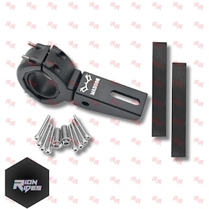 Motorcycle Fork Tube LED Light Mount Clamp Auxiliary Bracket