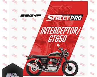 Semi Ceramic Brake Pads for Royal Enfield Interceptor 650 GT 650 Front Rear