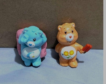 VTG 1980s Kenner Care Bear Bedtime sleeping 1983 Friend with a Popsicle Mini PVC