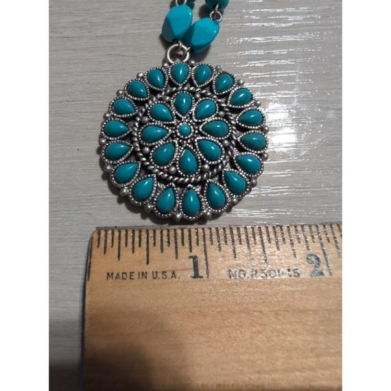 Robert Rose Turquoise Style Statement Necklace Bo… - image 7