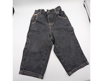 Jean Sprockets vintage pour tout-petit garçon, 18 M, délavé foncé