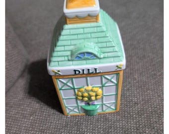Vintage Herb Trellis Salt & Pepper Shaker By Certified Int. By Holly Holderman