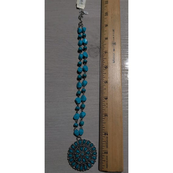 Robert Rose Turquoise Style Statement Necklace Bo… - image 6