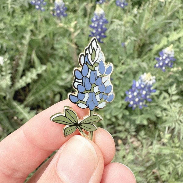 Bluebonnet Pin (Anstecker)