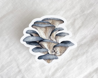 Blue Oyster Mushrooms Sticker