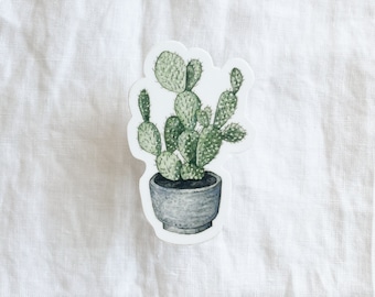 Prickly Pear Cactus Sticker