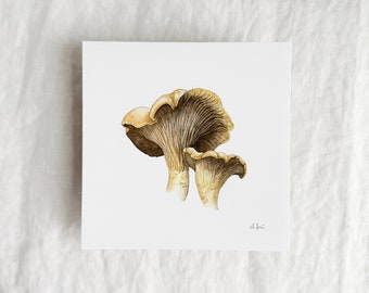 Chanterelle Mushrooms Mini Print 5x5