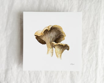 Chanterelle Mushrooms Mini Print 5x5