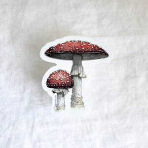 Fly Agaric Mushrooms Sticker