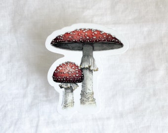 Fly Agaric Mushrooms Sticker