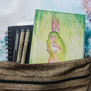Enchanted Forest Journal, Lined, graph, or blank, A5, Hard cover, Cottagecore aesthetic