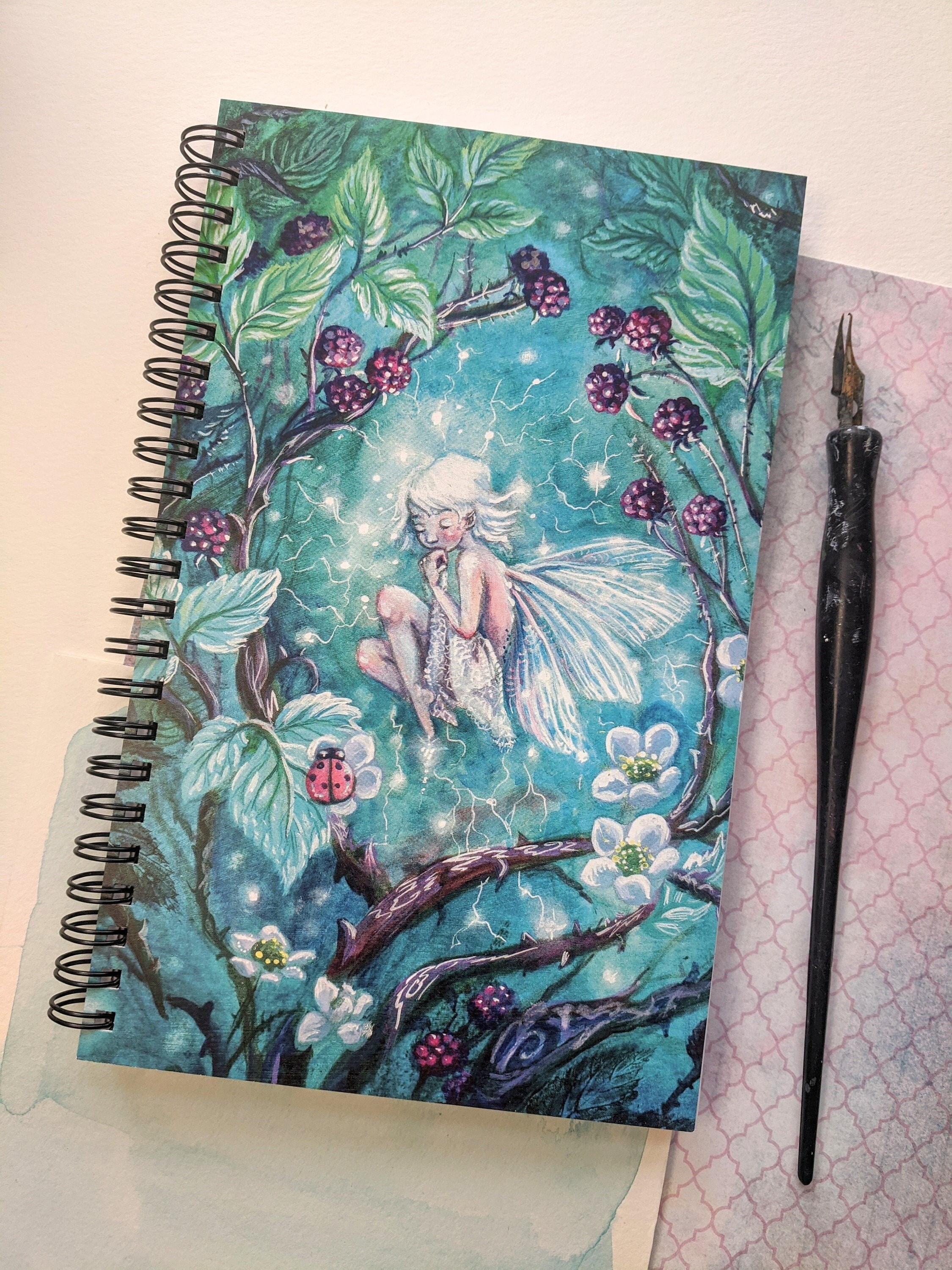 Fairy of the Lake Square Notebook