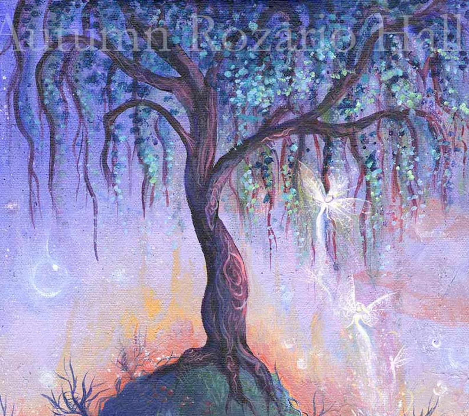 The Faerie Hill Enchanted Forest Willow a fairy tree | Etsy