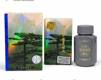 Kianpi Pills | Ginseng Herbal Pills | Traditional Herbal Supplement | Asian Herbal Product | Wellness Herbal Capsules @60capsules/box