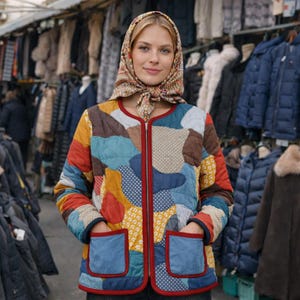 Quilted Jacket Sewing Pattern for Women – Quilted patchwork Coat PDF, Easy Beginner Friendly image 9