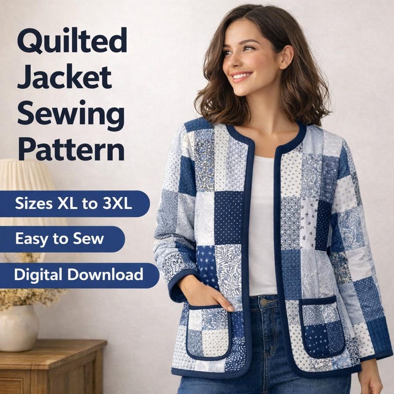 Quilted Jacket Sewing Pattern