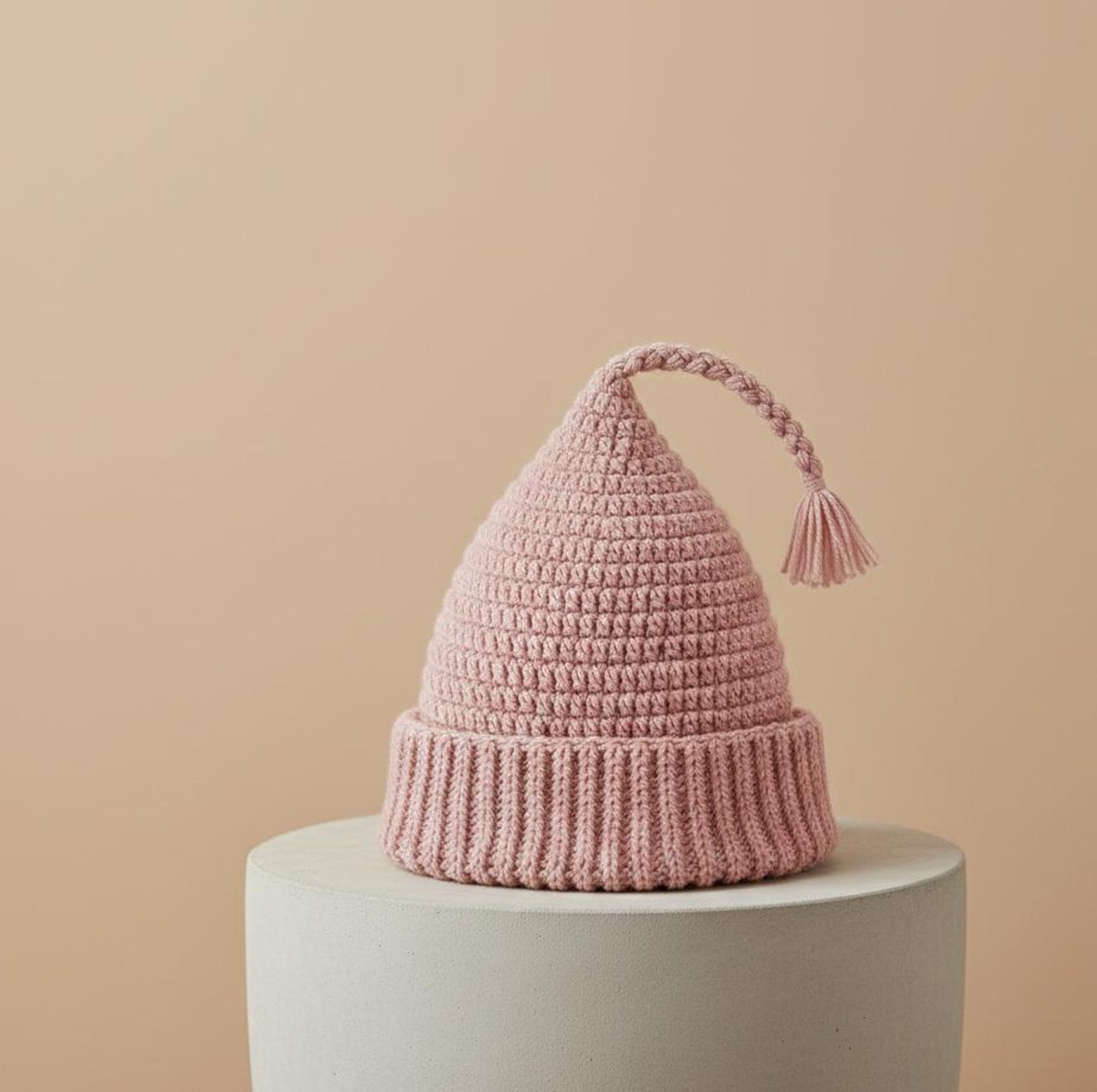 Melt Ice Norwegian Resistance Hat Crochet Pattern | Red Resistance