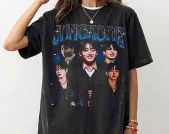 Vintage Jung Kook 90s Bootleg Comfort Colors Shirt, Retro Jungkook Music Tee, Kpop Fan Gifts