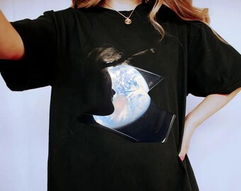 Artemis Orion Window Earth Photo Comfort Colors Shirt, Christina Koch Artemis II Tee, Space Mission T-shirt, Orion Spacecraft Apparel
