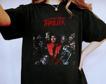 Vintage 90s Michael Jackson Thriller Shirt, Gift For Fans