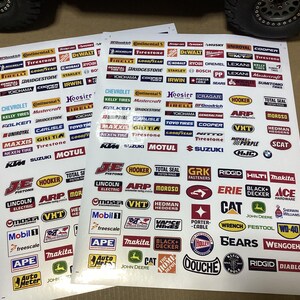 thumbnail image 2 of 1/10 Scale RC Racing Vinyl Decal Sheet – Coors Light Sponsor Livery, CSC Racing Designs 2 of 5