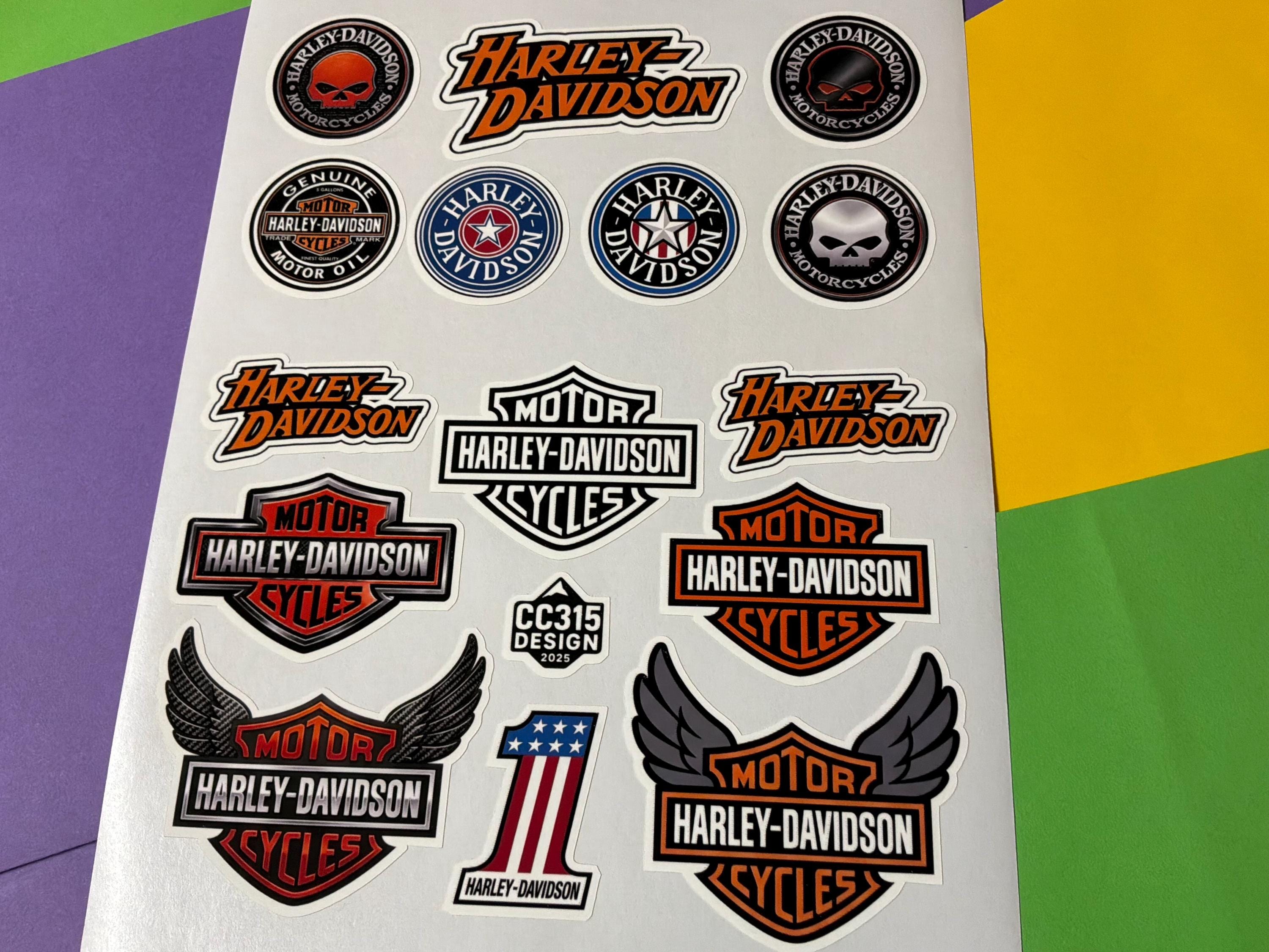 Harley davidson decal - Etsy 日本