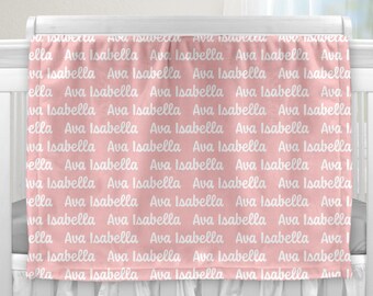 Personalized Custom Blanket, Baby Girl Blanket, Name Blanket, Girl Blanket Gift, Baby Blanket, Kids Blanket, Personalized Gift, Custom Gift
